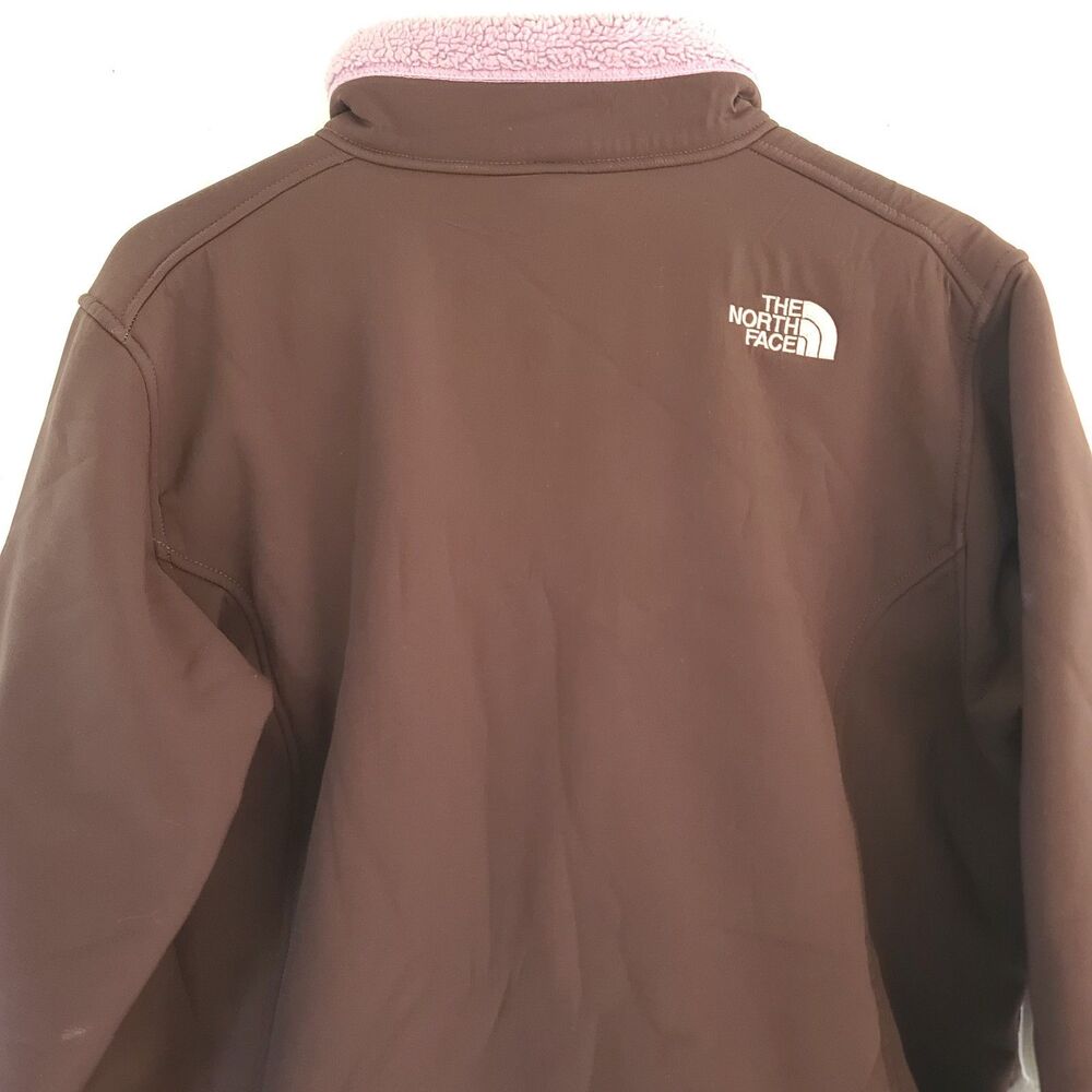 The North Face Summit Series Polartec Brown Teal Soft Shell Jacket Women’s Sz LG - Picture 16 of 16
